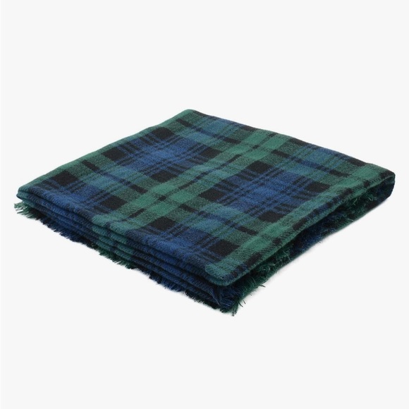 ModCloth’s Loch and Key Scarf in Green and Blue Plaid Super Soft & Cozy - Picture 10 of 10